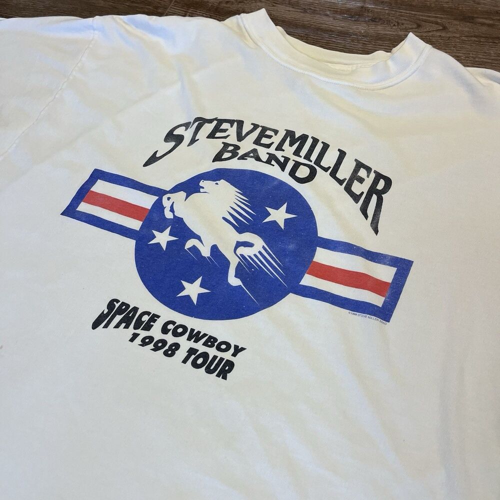 Vintage Steve Miller Band Space Cowboy 1998 Tour T-Shirt XL Winterland